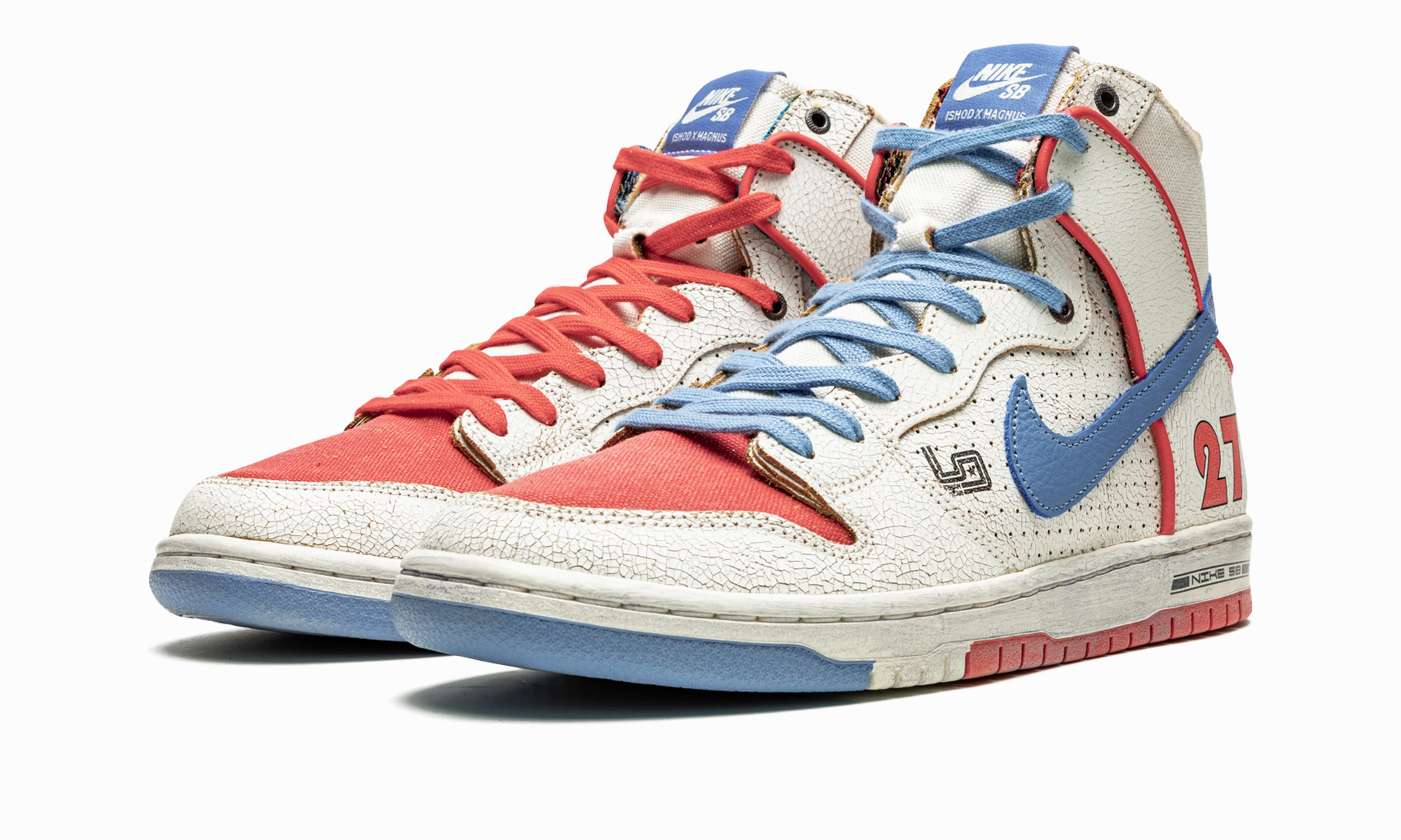 SB Dunk High "Ishod Wair x Magnus Walker" nike sb dunk skateboarding shoes