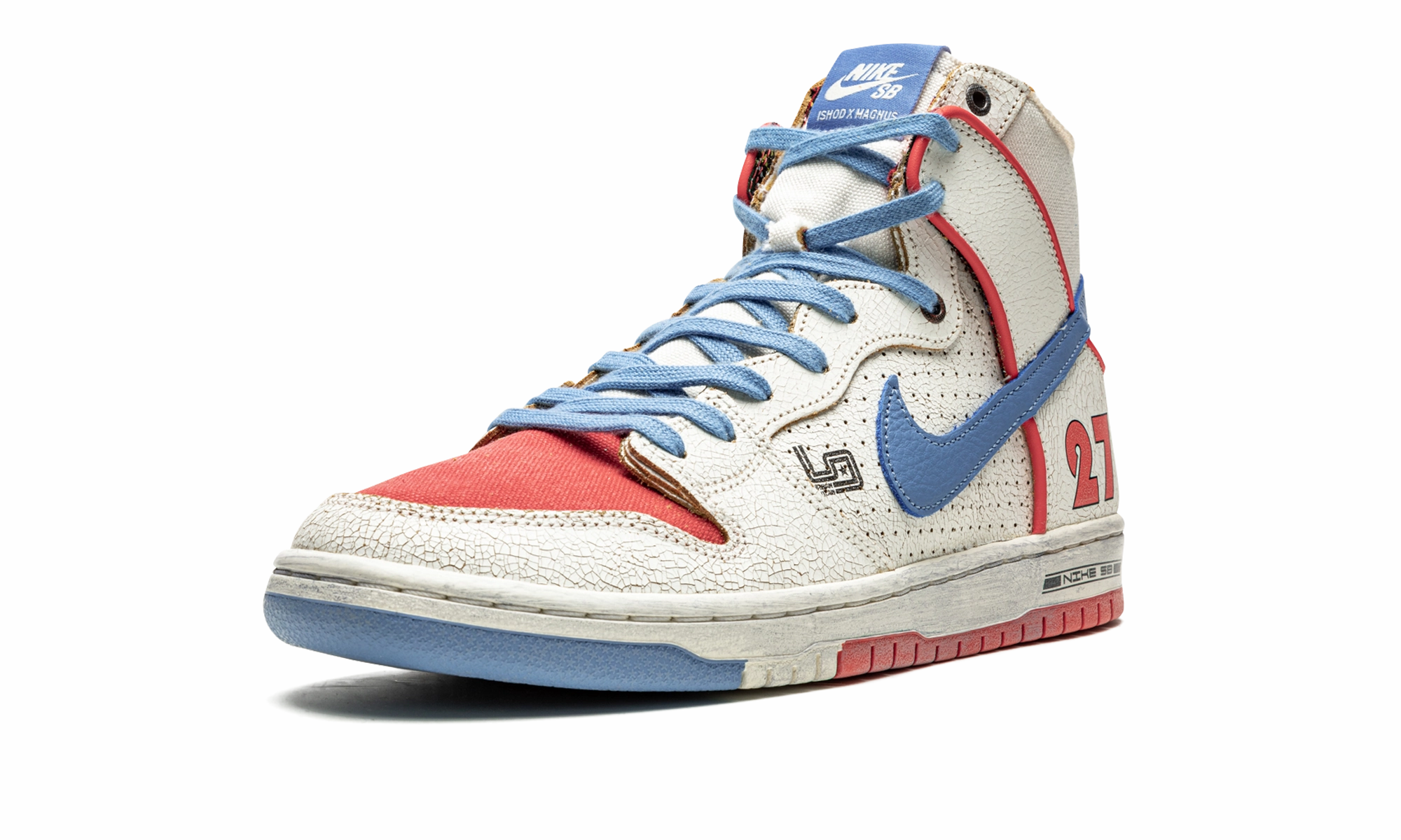 SB Dunk High "Ishod Wair x Magnus Walker" nike sb dunk skateboarding shoes