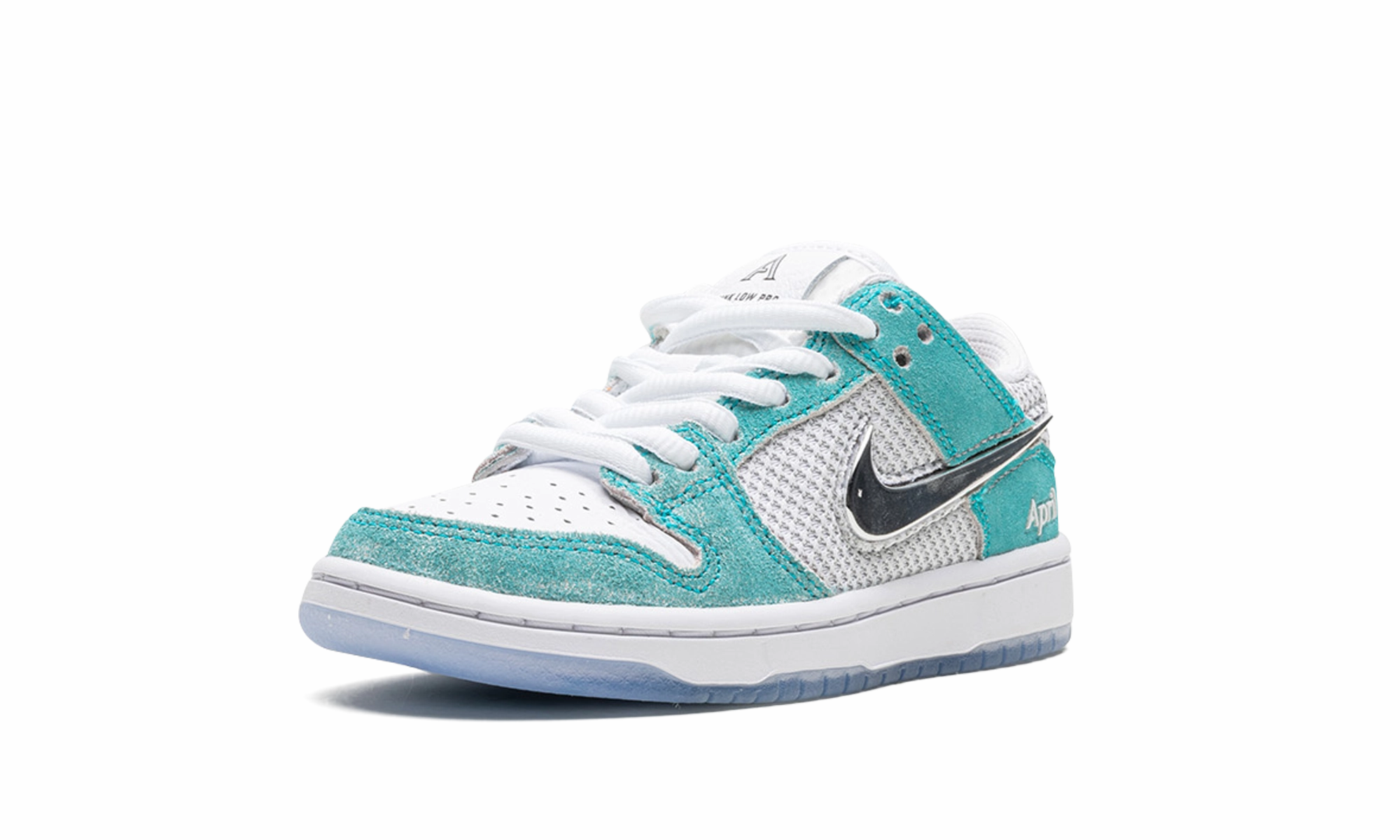 SB Dunk Low Pro QS PS "April Skateboards" nike preschool slip-on sneakers