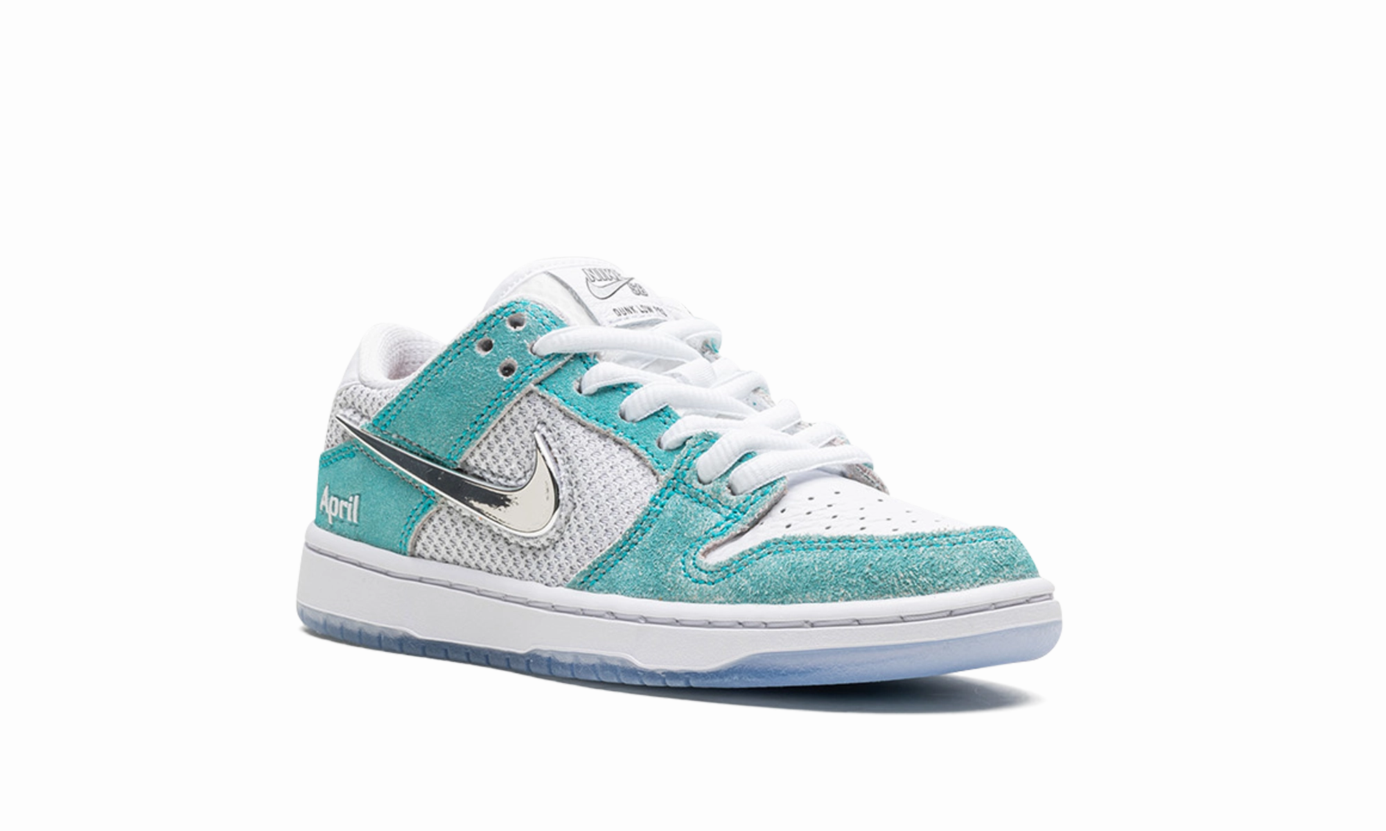 SB Dunk Low Pro QS PS "April Skateboards" nike preschool slip-on sneakers