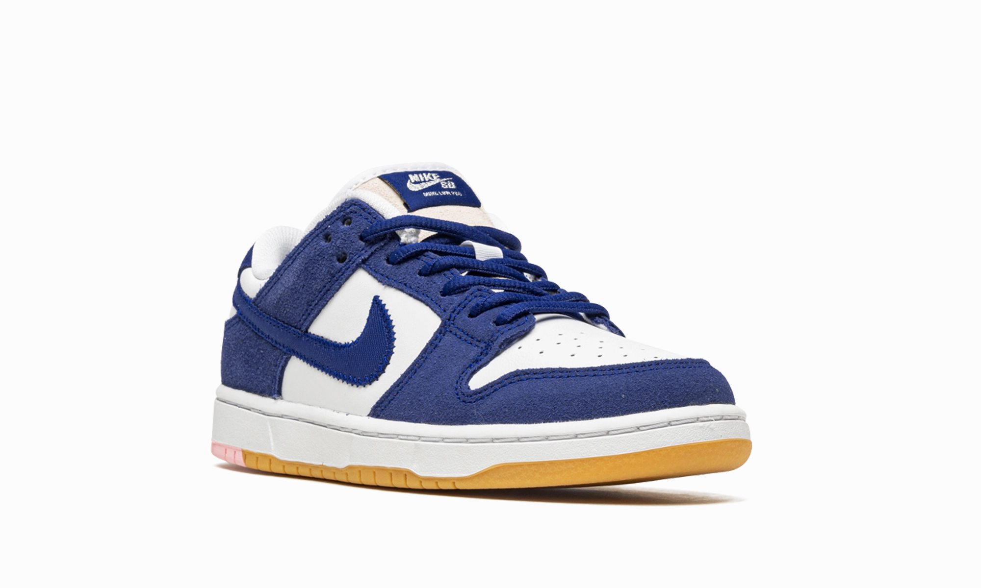 SB Dunk Low PS "Los Angeles Dodgers" nike preschool slip-on sneakers