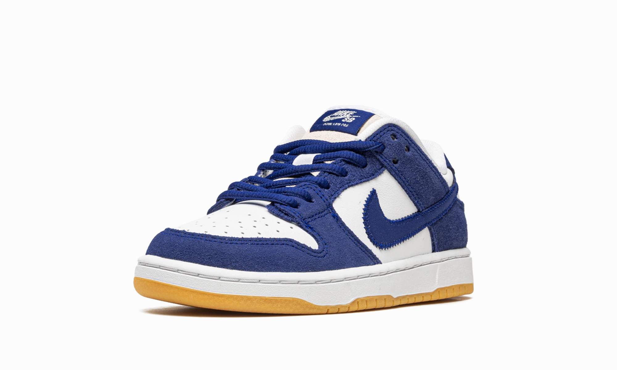 SB Dunk Low PS "Los Angeles Dodgers" nike preschool slip-on sneakers