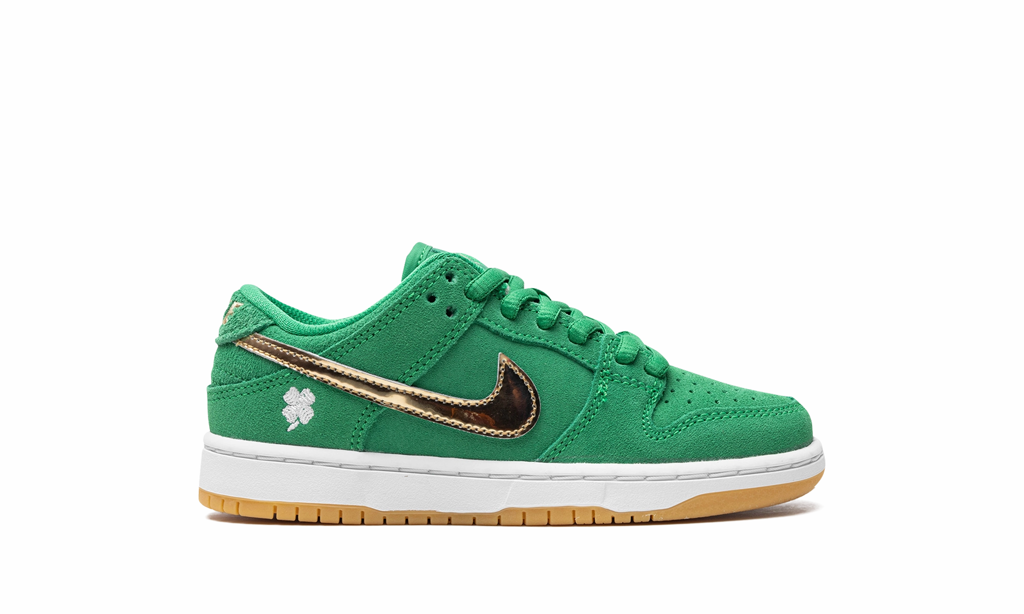 SB Dunk Low PS "St Patrick's Day 2022" nike preschool slip-on sneakers