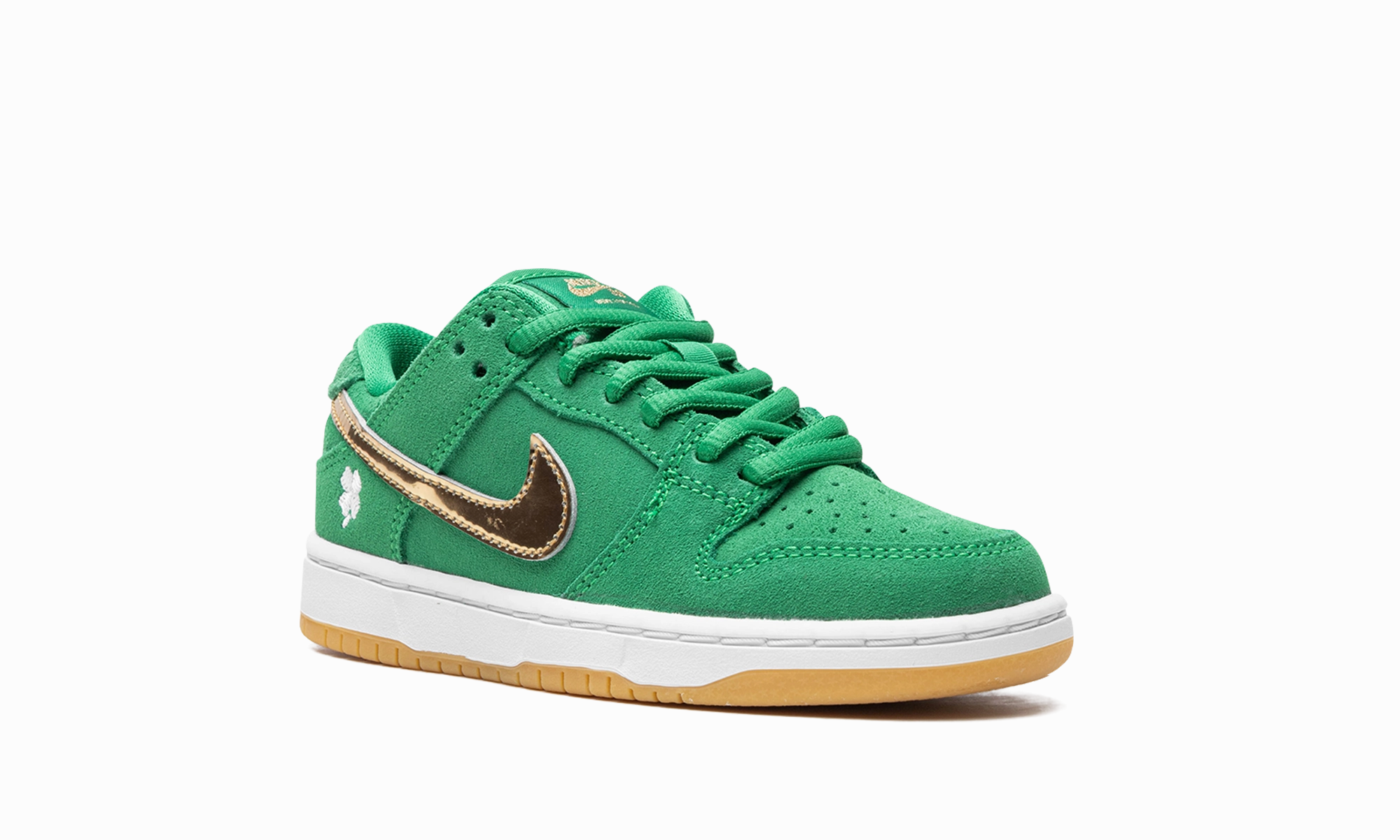 SB Dunk Low PS "St Patrick's Day 2022" nike preschool slip-on sneakers