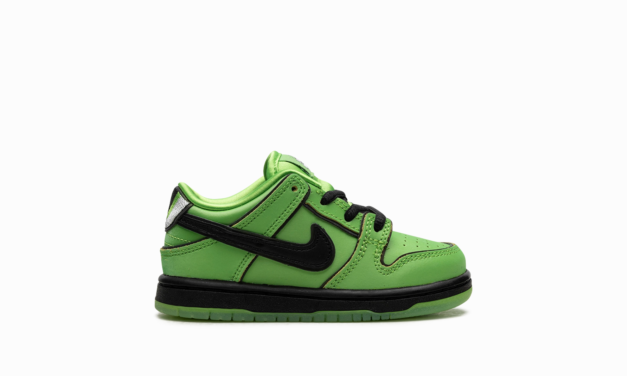 SB Dunk Low TD "Powerpuff Girls - Buttercup" nike toddler soft shoes