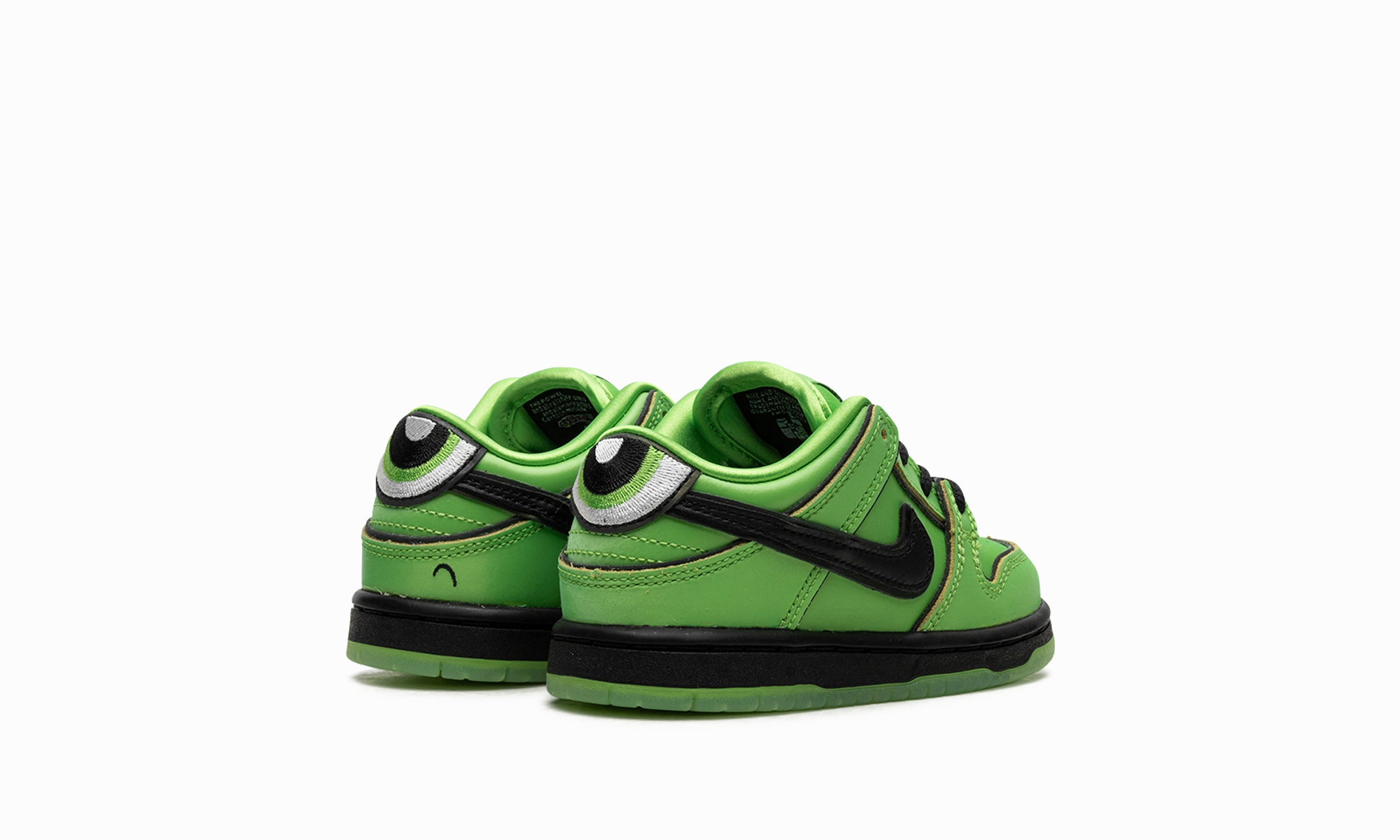 SB Dunk Low TD "Powerpuff Girls - Buttercup" nike toddler soft shoes