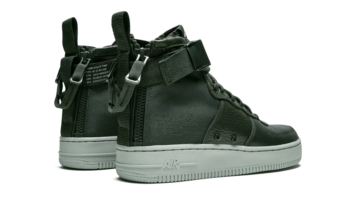 SF AF1 MID WMNS "Outdoor Green" nike womens casual sneakers