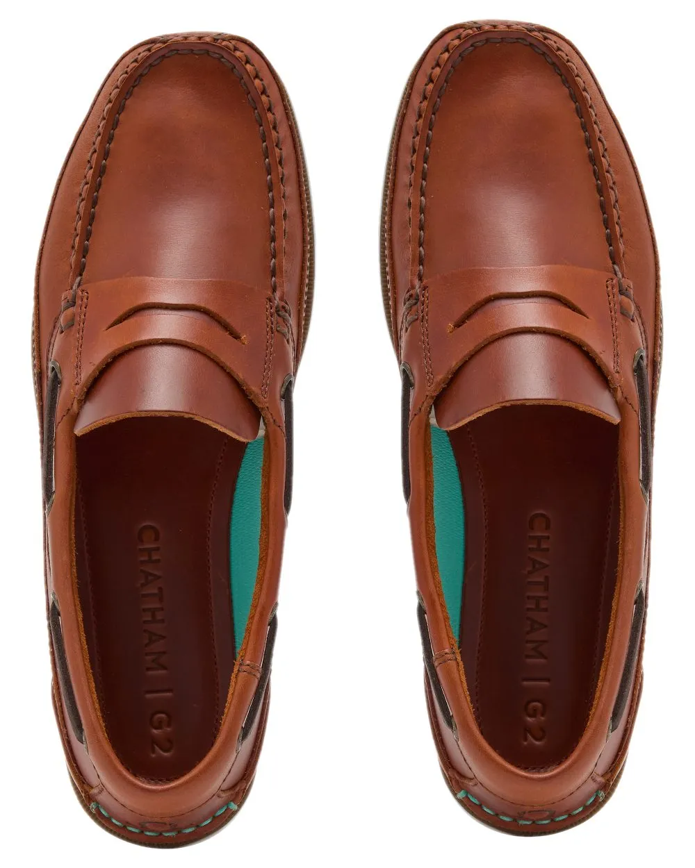 Shoes Chatham Chatham Mens Gaff II G2 Slip On Leather Boat Shoes