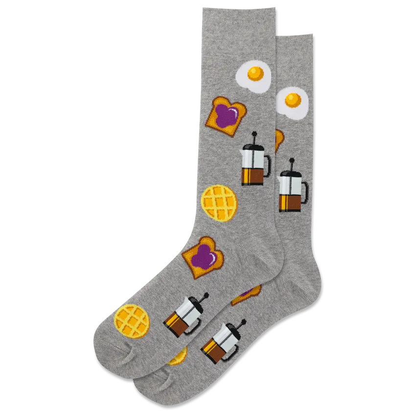 Shoes Hot Sox Men's Breakfast Socks