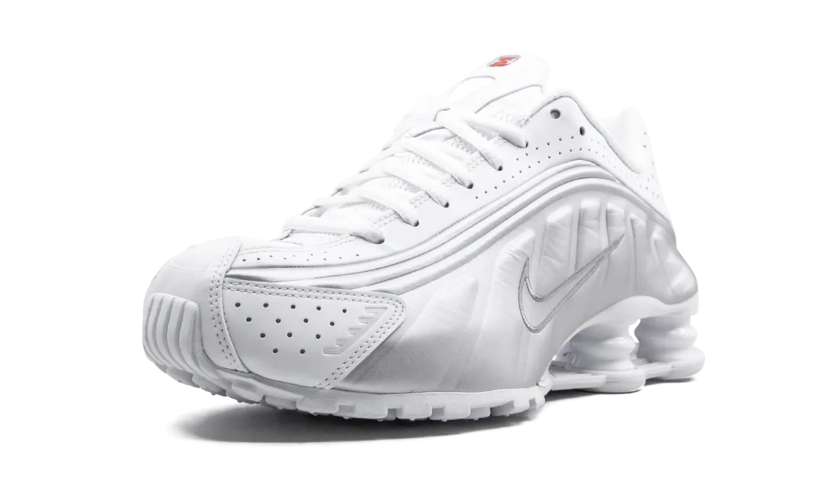 SHOX R4 MNS WMNS "Metallic silver" nike womens casual sneakers