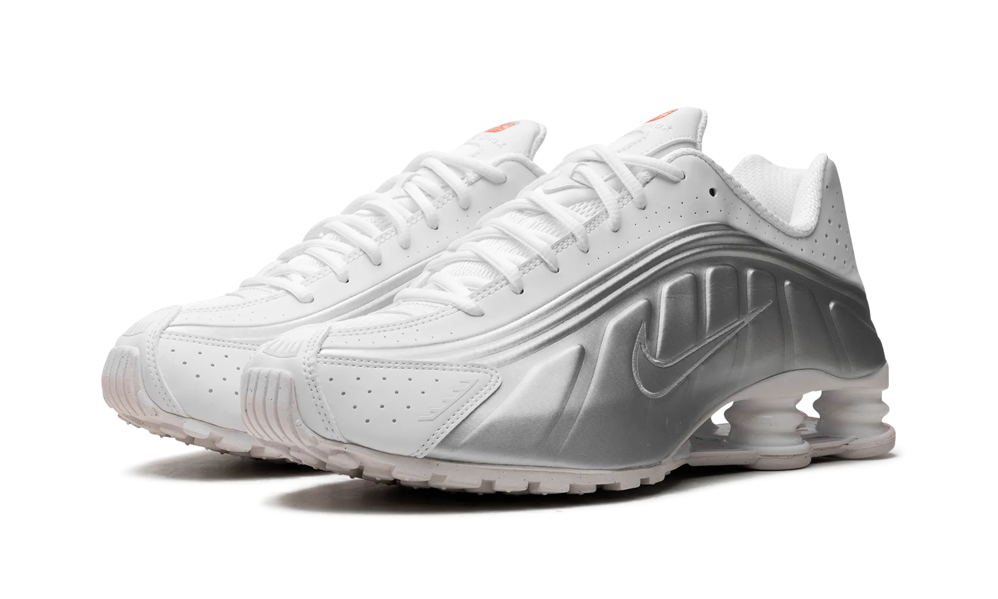 SHOX R4 MNS WMNS "Metallic silver" nike womens casual sneakers