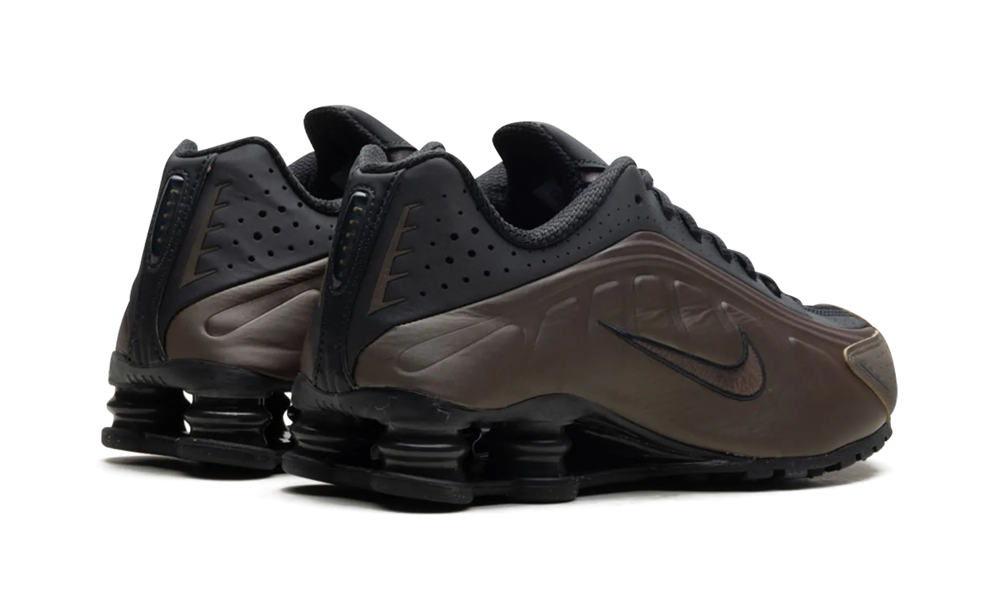 Shox R4 WMNS "Ironstone Off Noir" nike womens breathable trainers