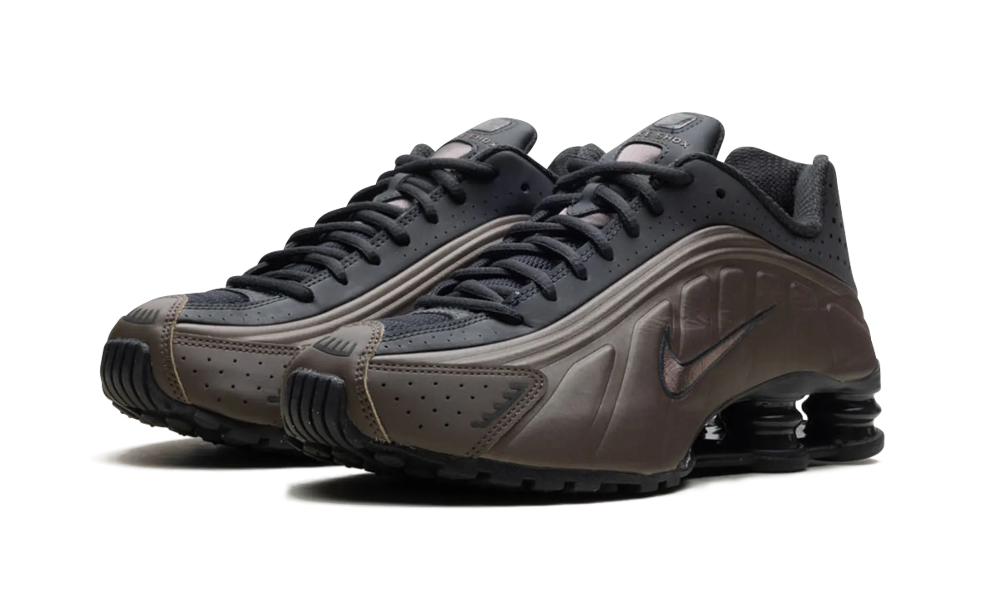 Shox R4 WMNS "Ironstone Off Noir" nike womens breathable trainers