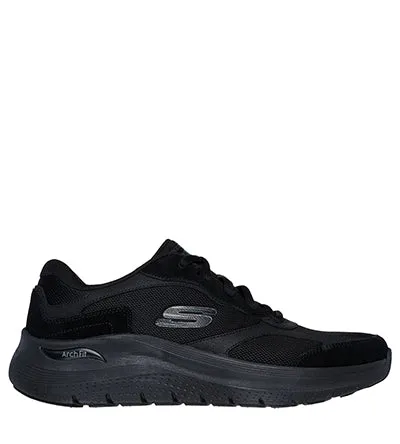 SKECHERS ARCHFIT ALL BLACK Skechers men's footwear