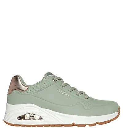 SKECHERS UNO SHIMMER SAGE Skechers women's shoes