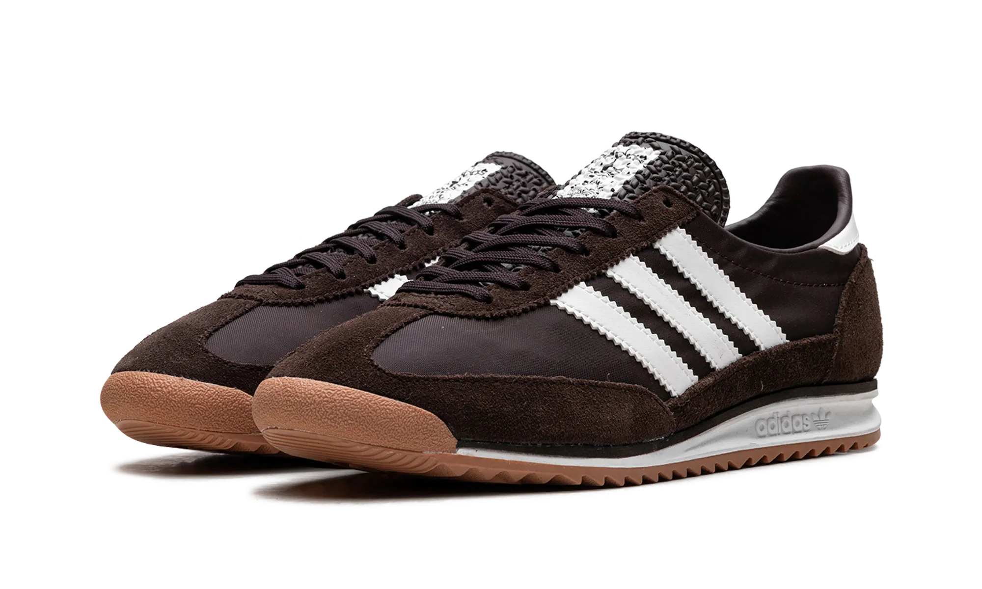SL 72 OG WMNS "Dark Brown White" adidas stylish womens sneakers