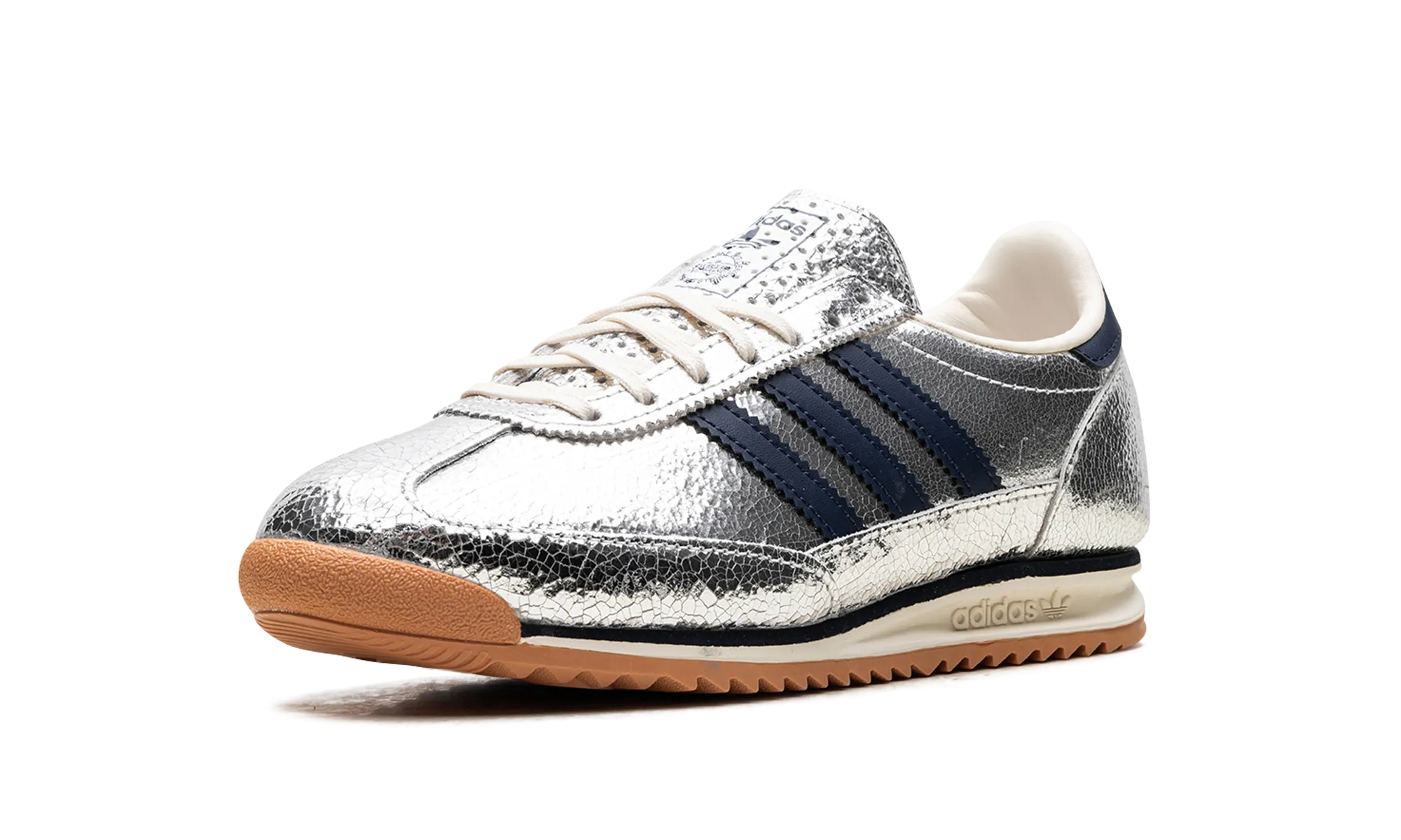 SL 72 OG WMNS "Silver Metallic Collegiate Navy" adidas stylish womens sneakers