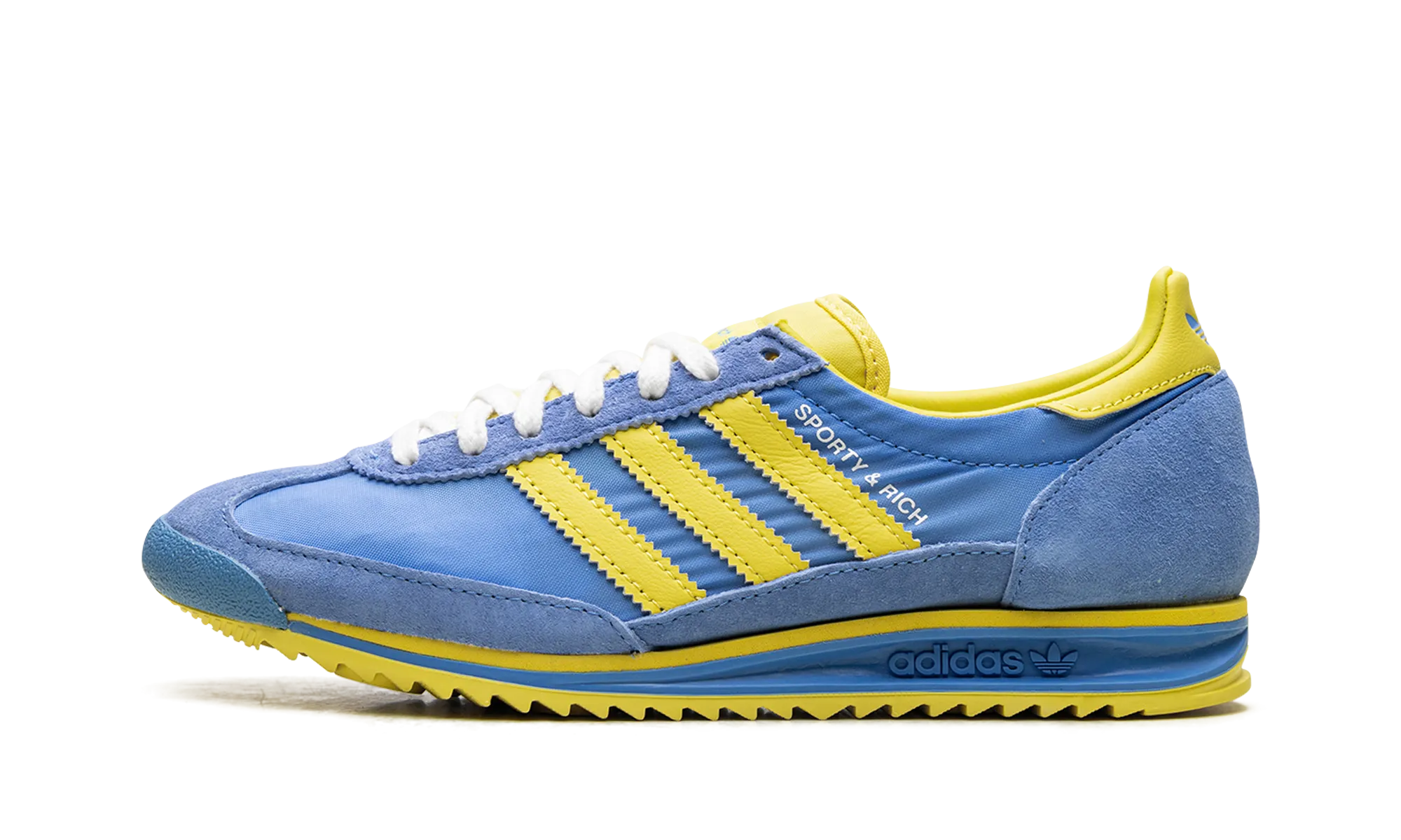 SL 72 RS WMNS "Sporty & Rich - Sweden Pack - Blue/Yellow" Adidas Women's styles