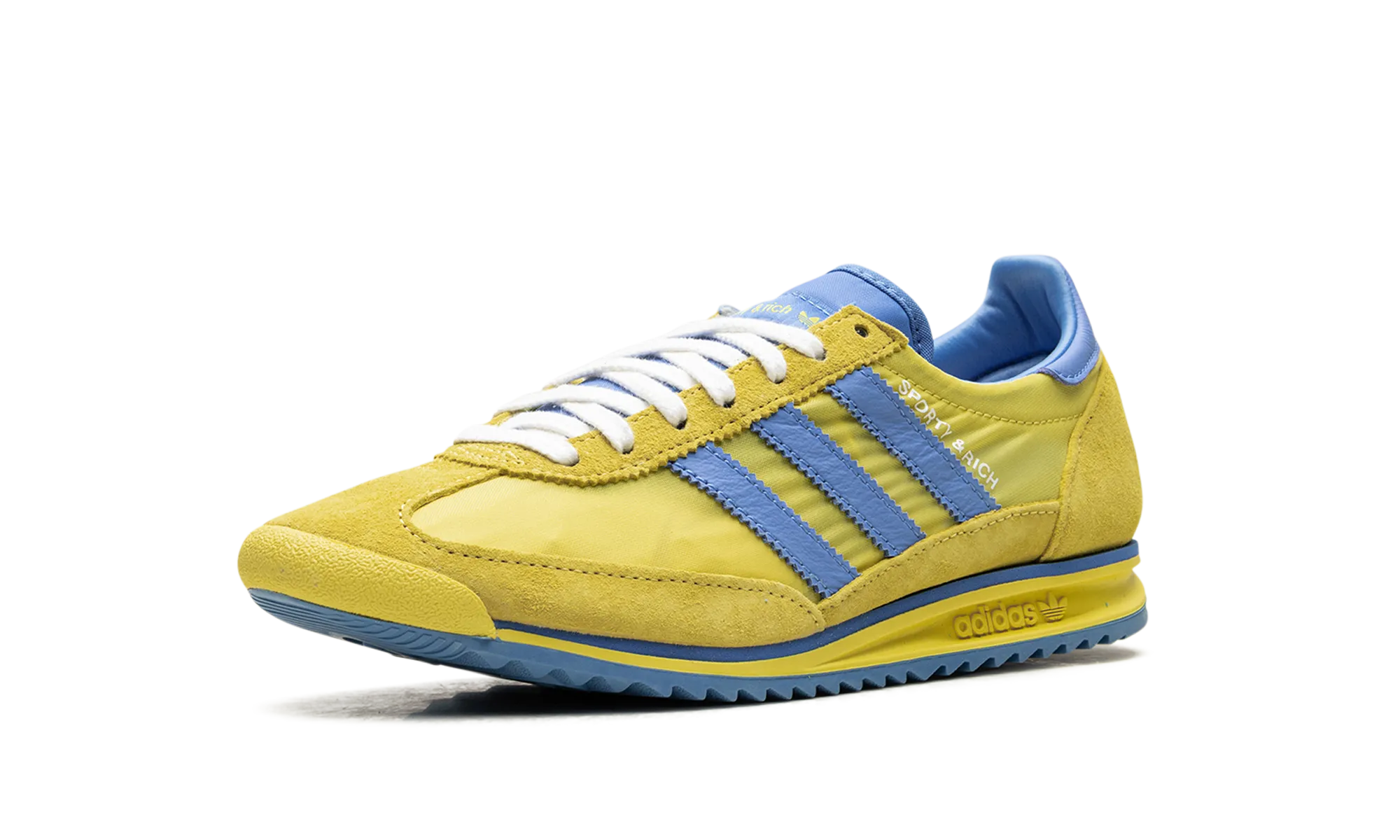 SL 72 RS WMNS "Sporty & Rich - Sweden Pack - Yellow/Blue" adidas stylish womens sneakers