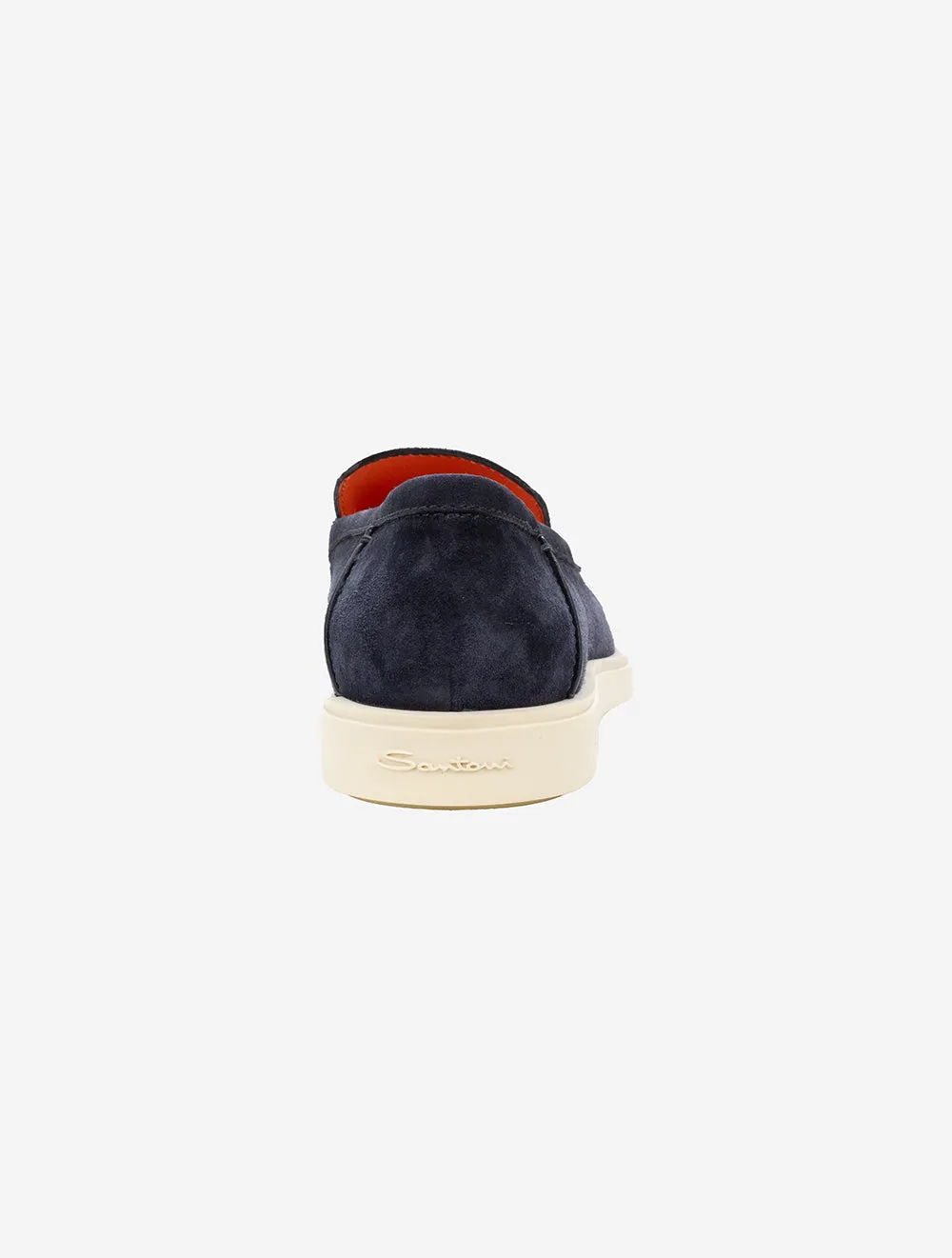 Slip On Suede Shoe Navy