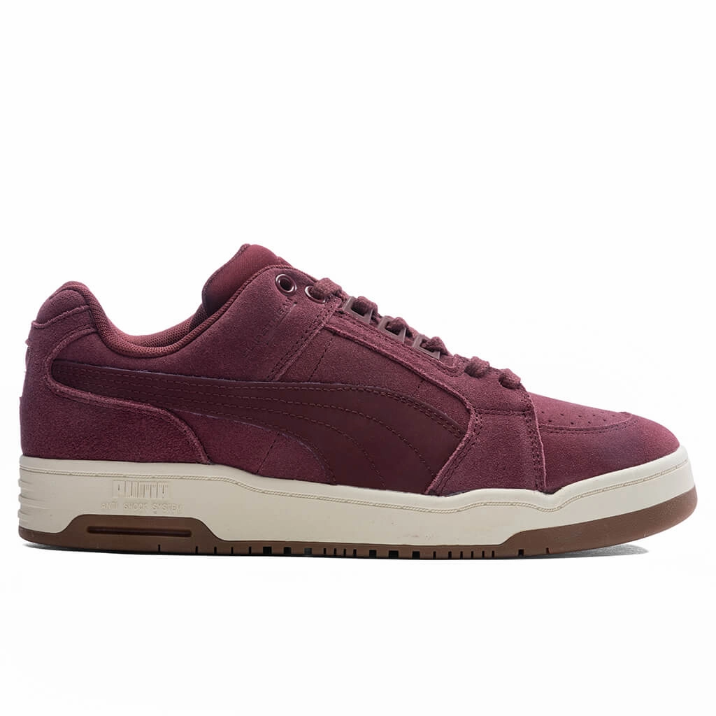 Slipstream Lo MMQ - Purple Puma shoes with suede and modern shape