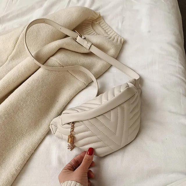 Small Simple Crossbody Bags For Women 2020 Tassel Shoulder Messenger Bag Female Fashion Handbags and Purses Fashion Nova Bags