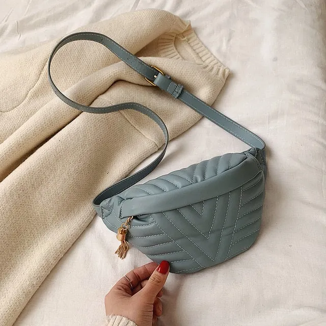 Small Simple Crossbody Bags For Women 2020 Tassel Shoulder Messenger Bag Female Fashion Handbags and Purses Fashion Nova Bags