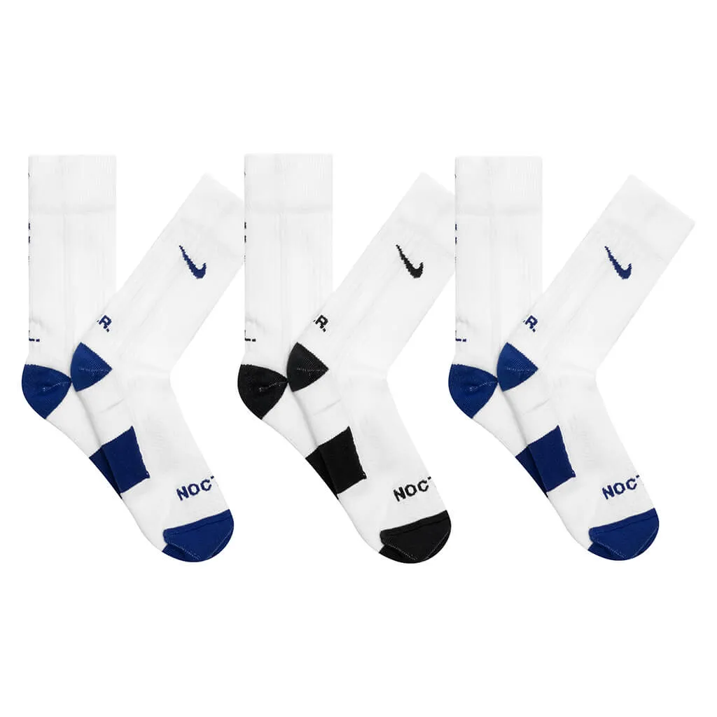 SNKR Sox Crew 3PR Nocta L'Art - Multi-Color Nike everyday shoes with mesh upper