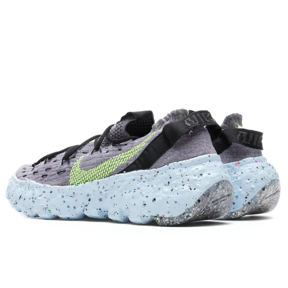 Space Hippie 04 - Grey/Volt Nike Foam Comfort Trainers