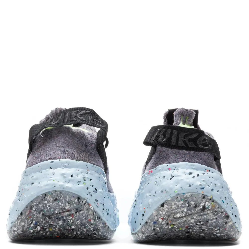 Space Hippie 04 - Grey/Volt Nike Foam Comfort Trainers