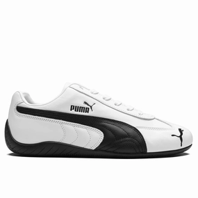 Speedcat OG Leather - White/Black Puma sneakers for casual streetwear