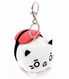 Spicy Tuna Sushi Mini Meowchi Keychain Plush 3.5"