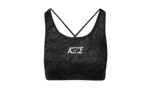 Sports Bra Nk Df Ic Swsh Strpy WMNS "BLACK" Nike Women's sneakers