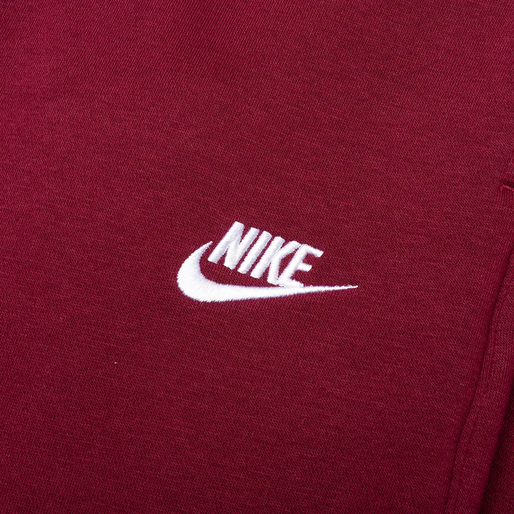 Sportswear Club Fleece Joggers - Dark Beetroot/White Nike Foam Comfort Trainers