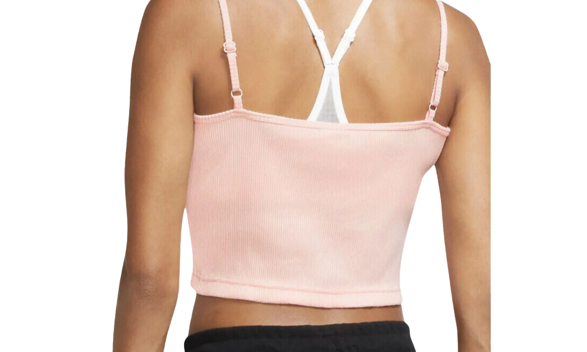 Sportswear Essential Ribbed Crop Pink Tank WMNS "PINK" nike womens breathable trainers