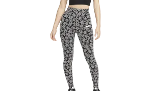 Sportswear Printed High Waist Leggings WMNS "Black/White" Nike Women's options
