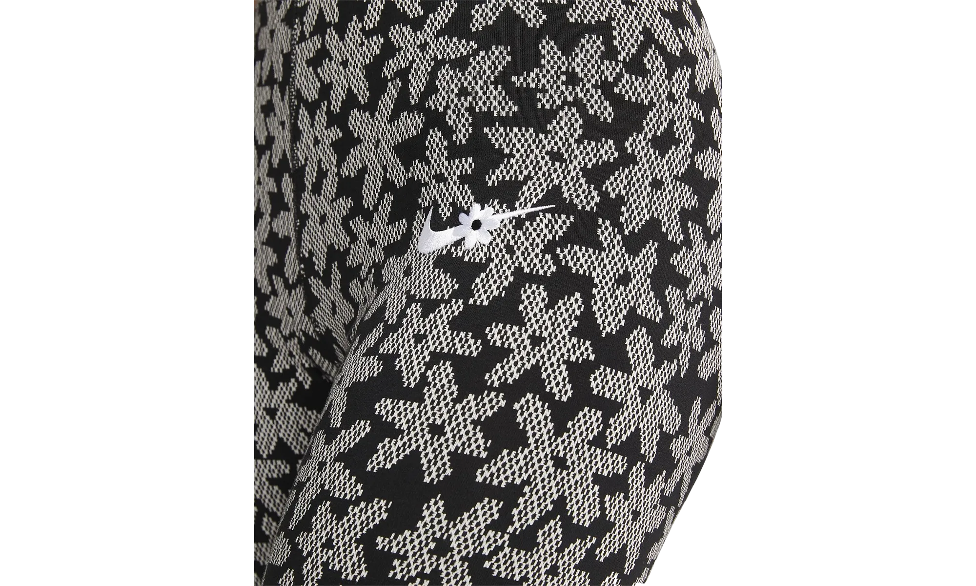 Sportswear Printed High Waist Leggings WMNS "Black/White" nike stylish womens footwear
