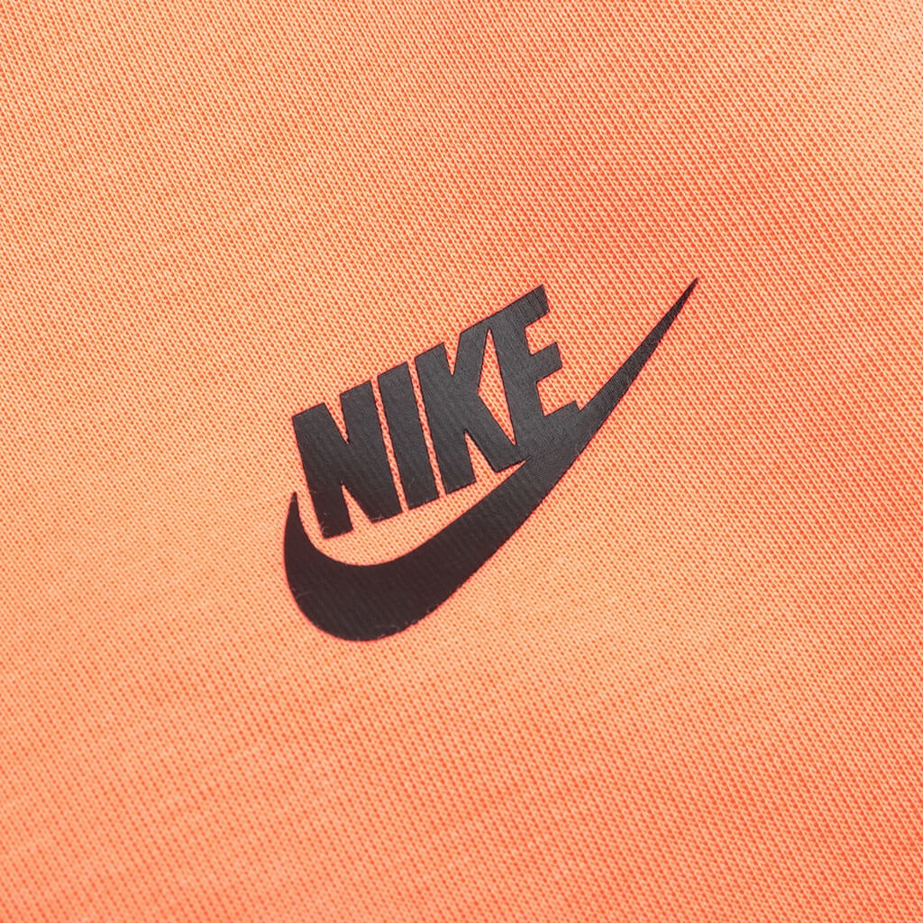 Sportswear Tech Fleece Washed Joggers - Orange Frost/Black Nike Classic Sports Sneakers