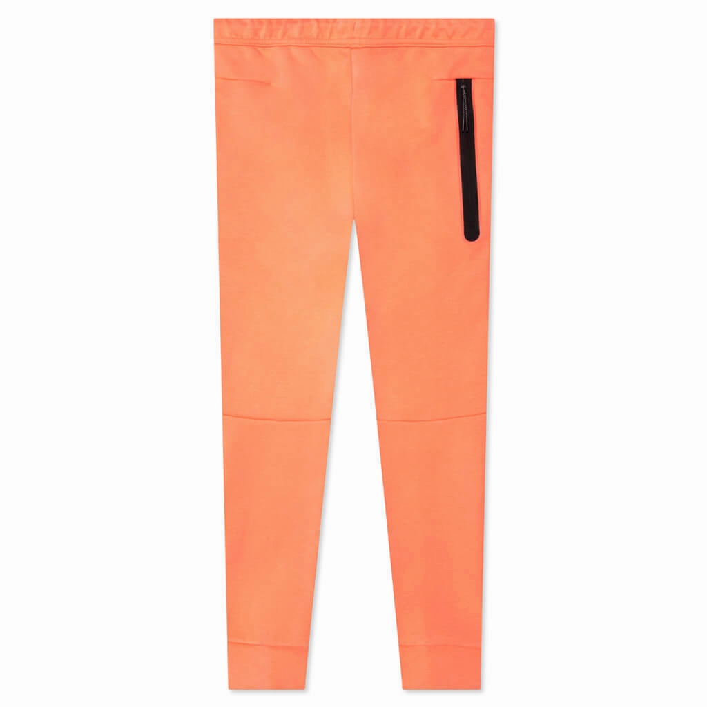 Sportswear Tech Fleece Washed Joggers - Orange Frost/Black Nike Classic Sports Sneakers