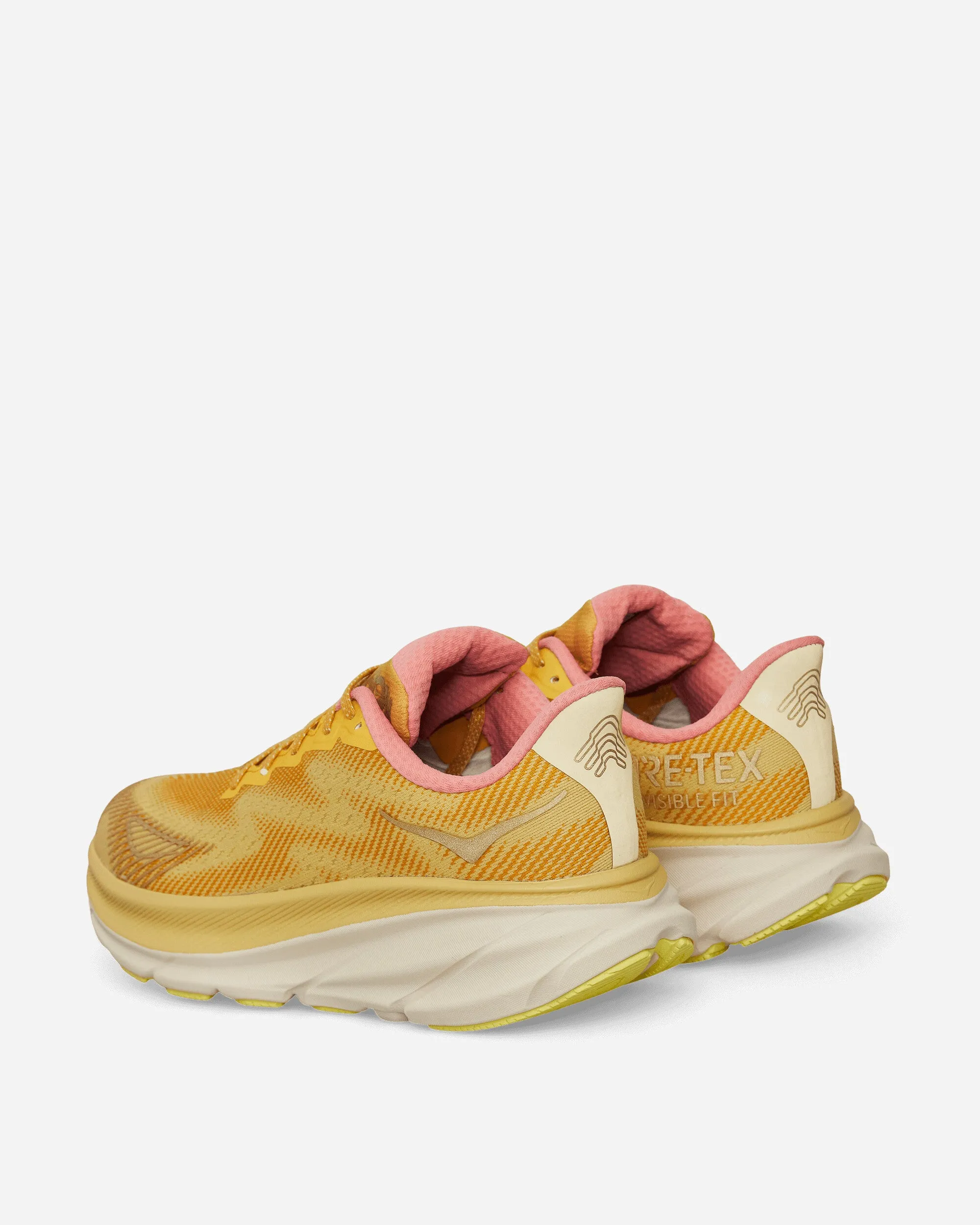 Stealth/Tech Clifton 9 GORE-TEX Sneakers Varsity Yellow / Vanilla Max Cushion Trainers