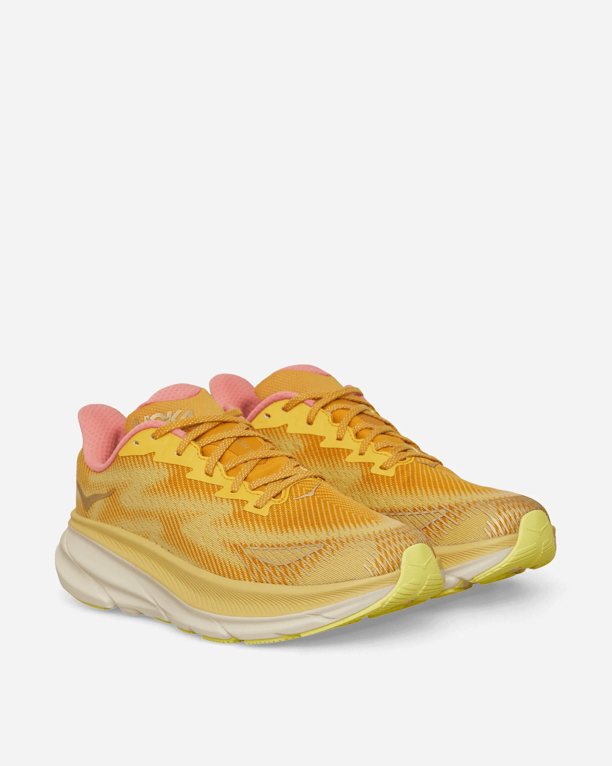 Stealth/Tech Clifton 9 GORE-TEX Sneakers Varsity Yellow / Vanilla Max Cushion Trainers