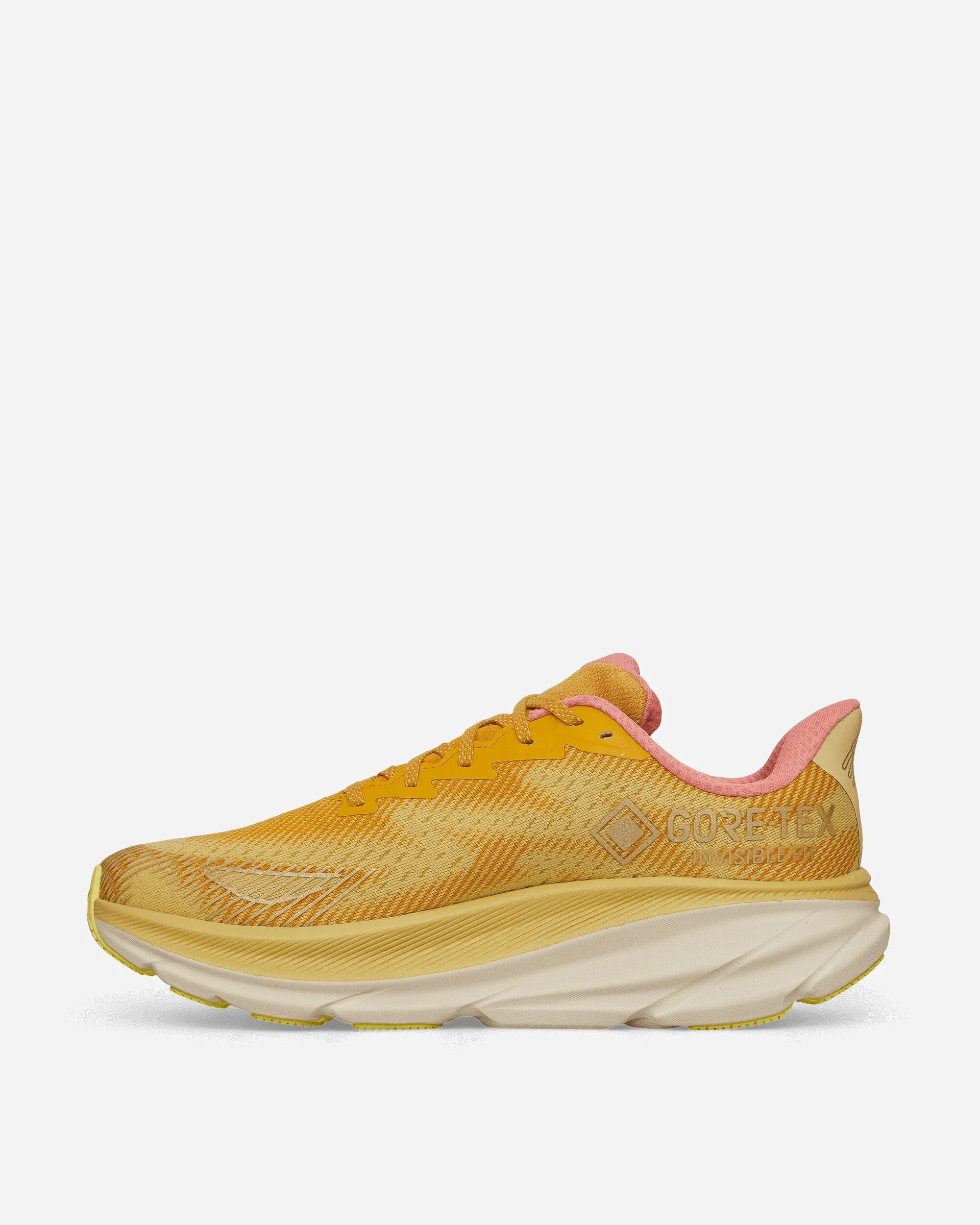 Stealth/Tech Clifton 9 GORE-TEX Sneakers Varsity Yellow / Vanilla Max Cushion Trainers
