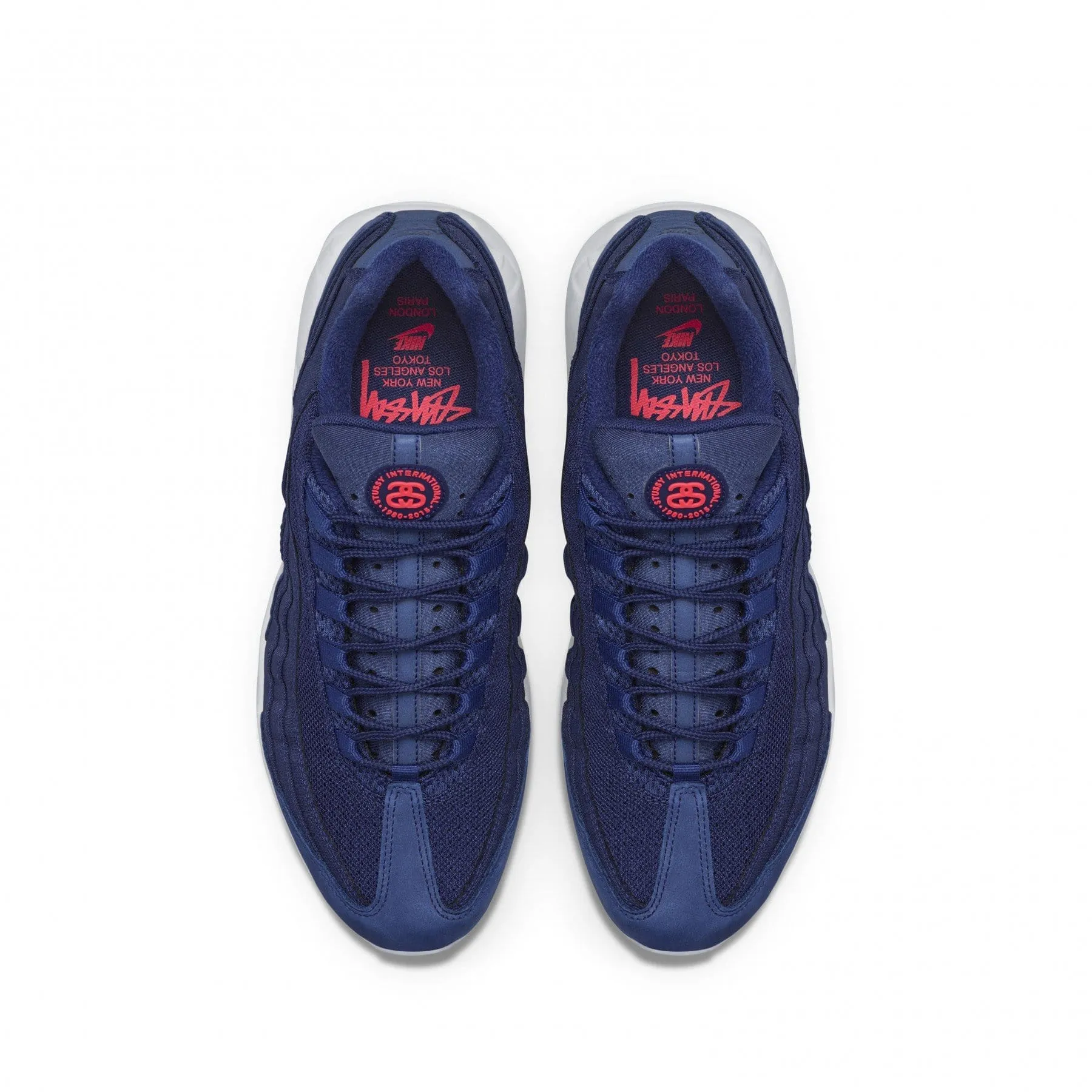 Stussy x Nike Air Max 95 Loyal Blue Nike Air Max cushioned sneakers