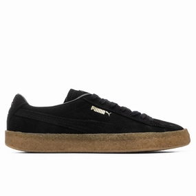 Suede Crepe - Black/Black Puma shoes with suede and modern shape