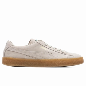 Suede Crepe - Peyote/Peyote Puma shoes with suede and modern shape