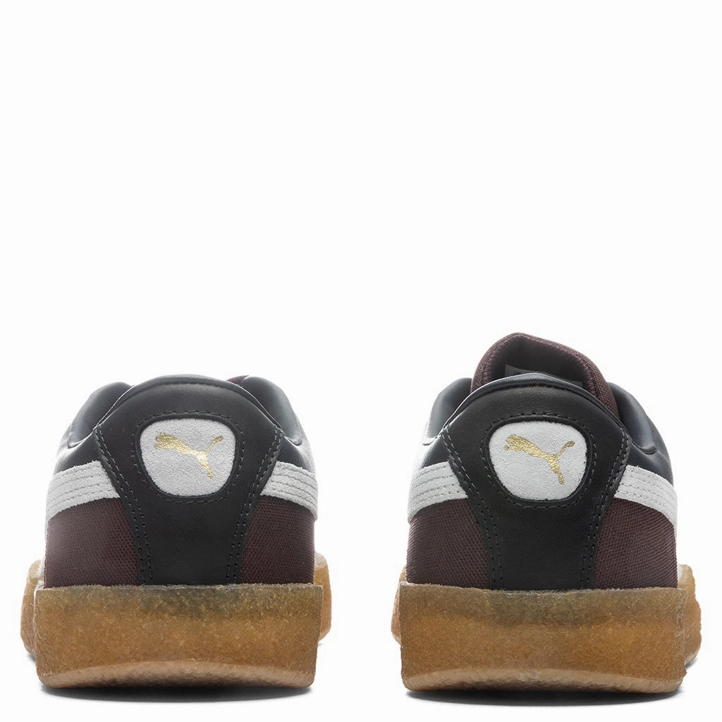 Suede Crepe Patch - Black Puma Suede Street Sneakers