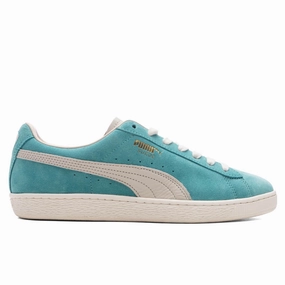 Suede Made in Italy - Blue Puma sneakers for casual streetwear