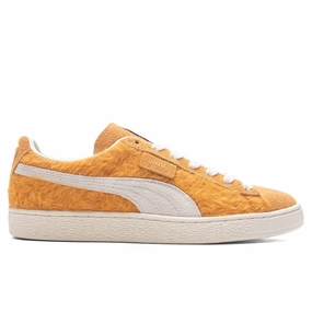 Suede Mohair - Brown Puma shoes with suede and modern shape