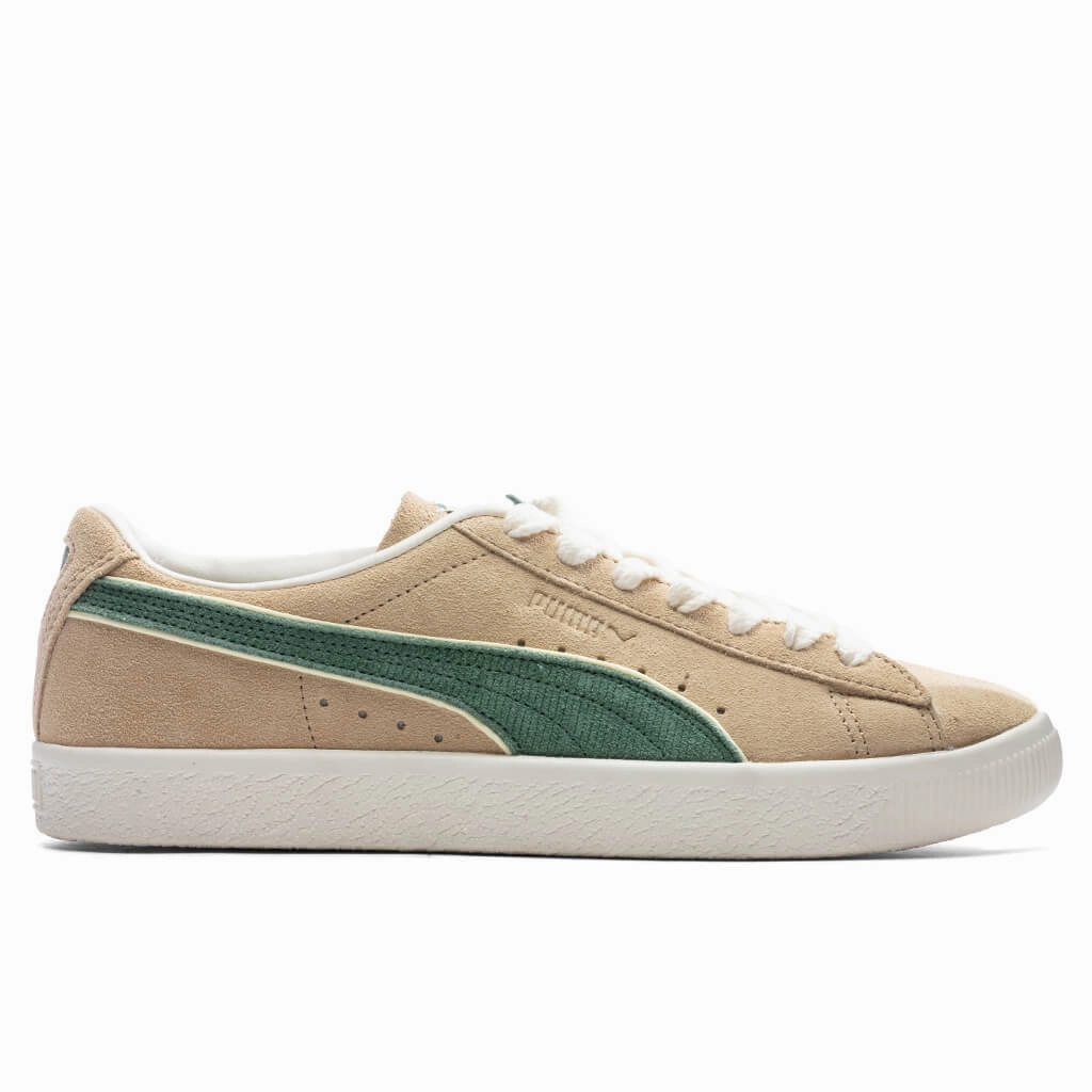 Suede Vintage XLD - Khaki Puma shoes with suede and modern shape