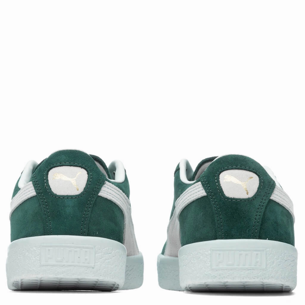 Suede VTG - Green Puma Stripe Logo Trainers